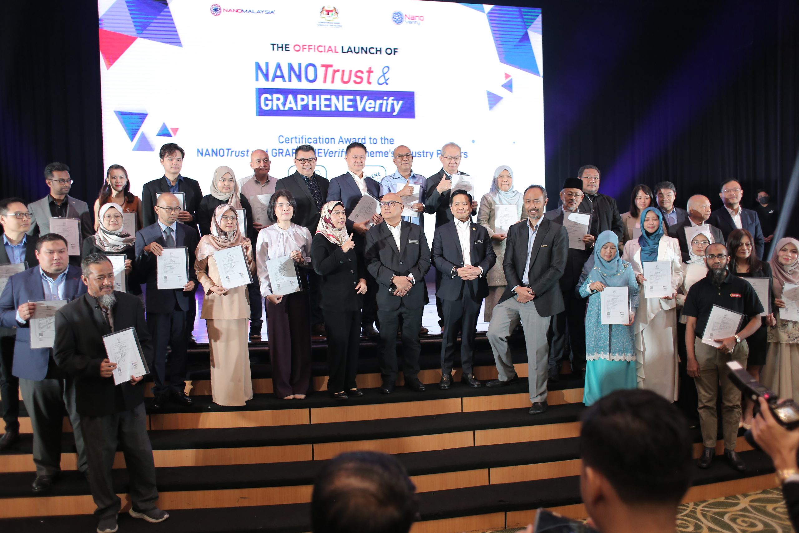 Skim Pensijilan NANOTrust Dan GRAPHENEVerify bantu pertumbuhan nanoteknologi di Malaysia