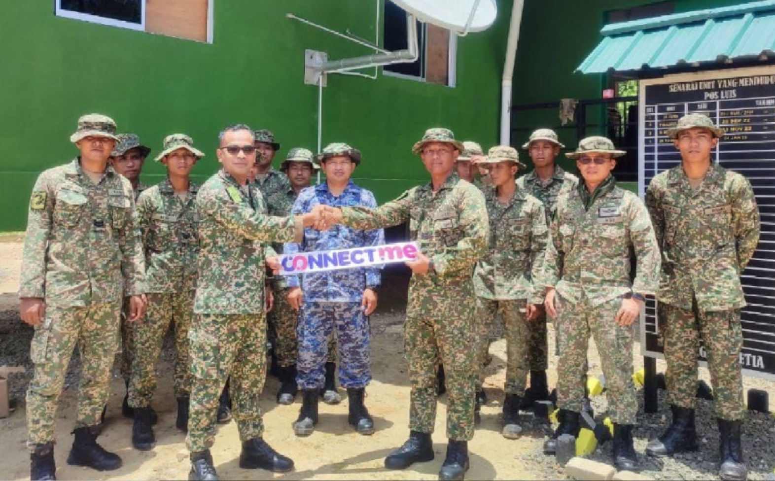 MEASAT sedia perkhidmatan jalur lebar percuma kepada anggota tentera bertugas di persempadanan terpencil