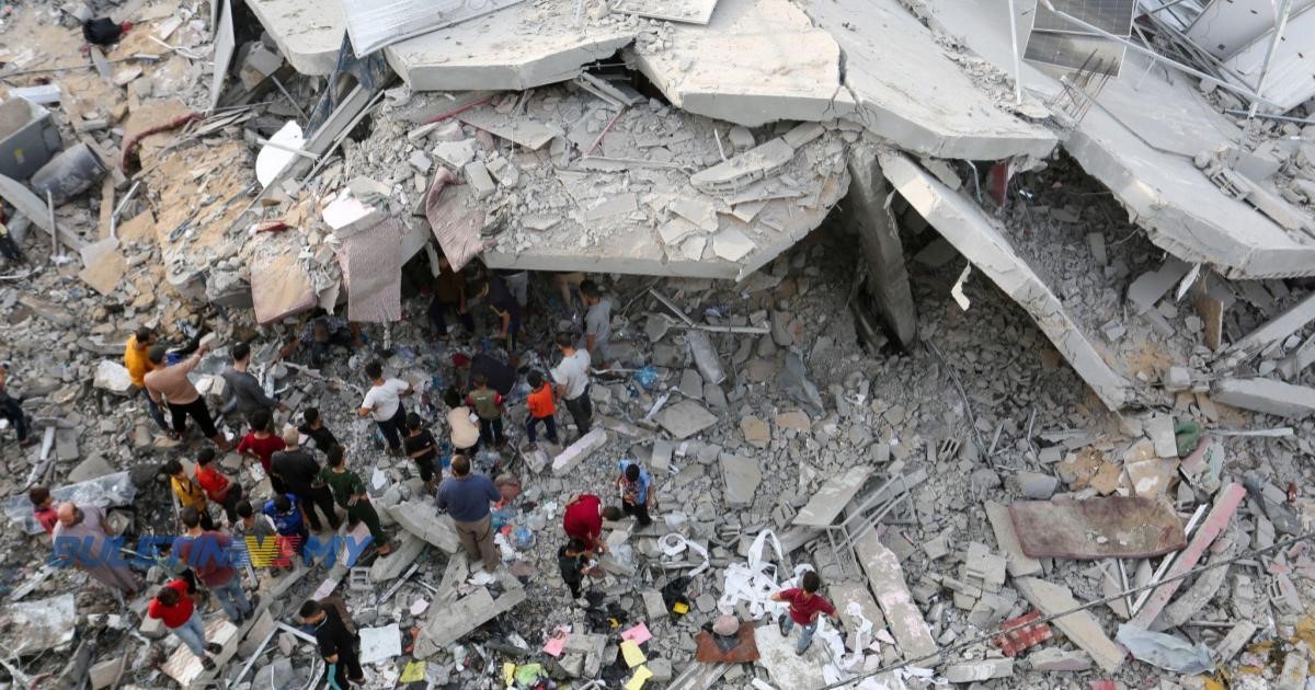 Angka rakyat Palestin terkorban di Gaza cecah 13,000 orang