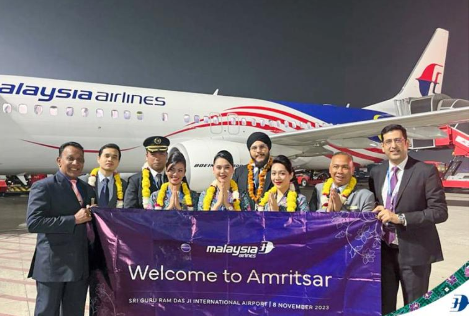 Malaysia Airlines mulakan penerbangan ke Amritsar, Trivandrum