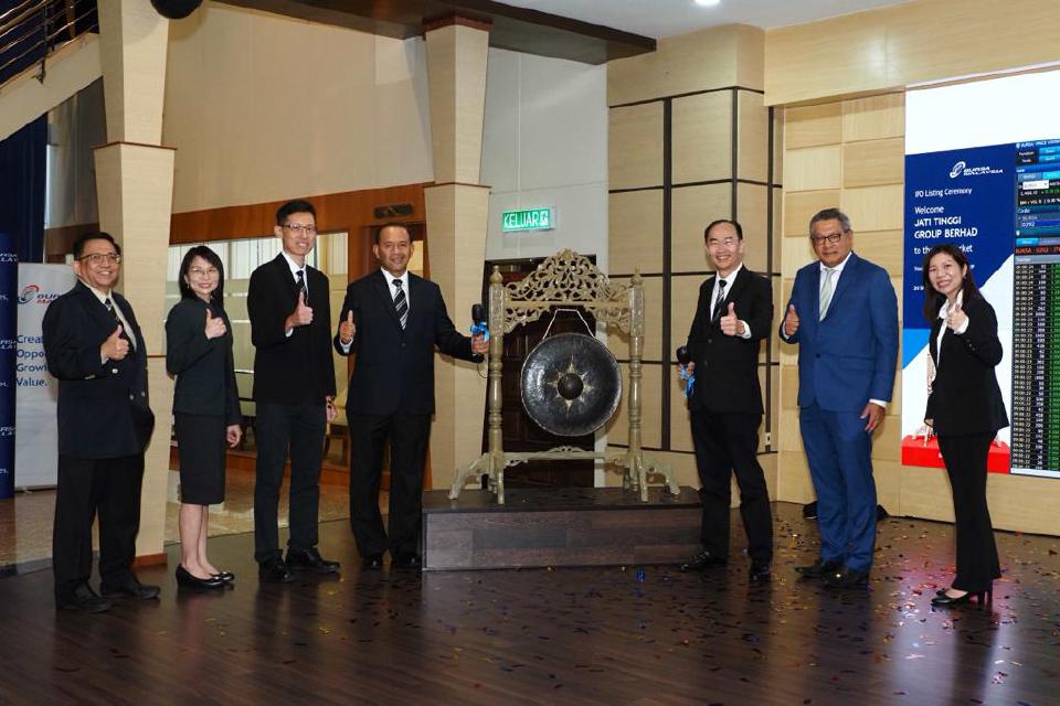 Jati Tinggi bermula cemerlang hari pertama di Bursa Malaysia, 30 sen sesaham