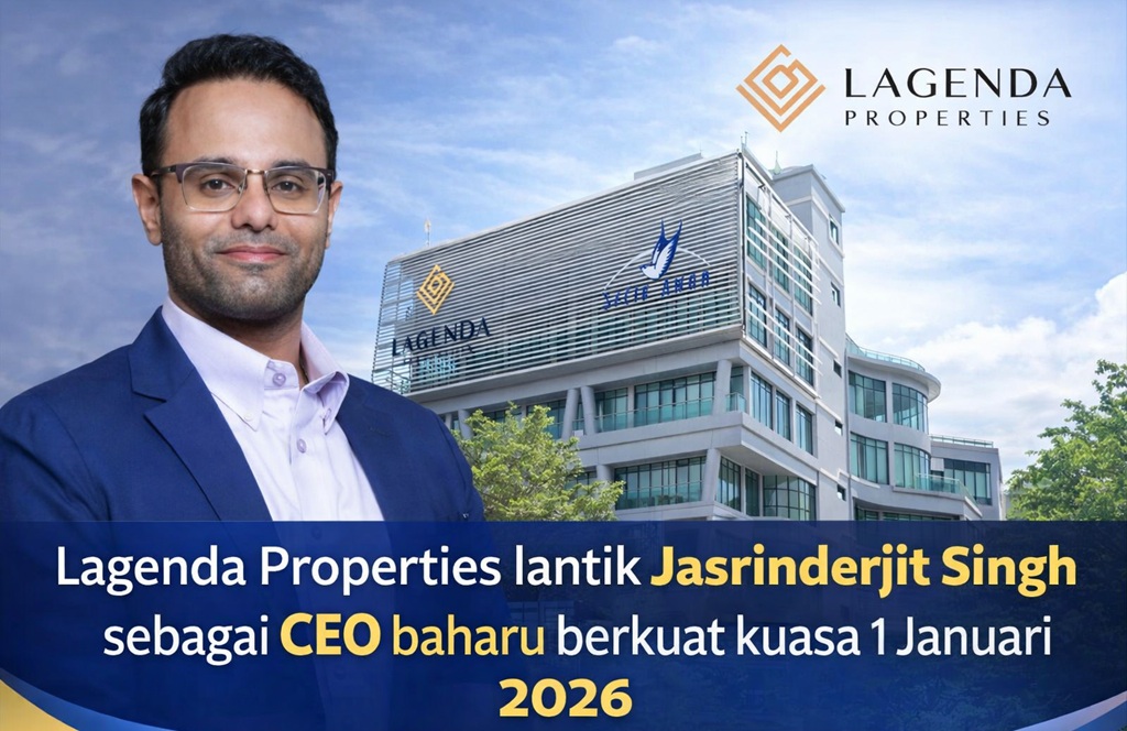 Lagenda Properties lantik Jasrinderjit Singh sebagai CEO baharu berkuat kuasa 1 Januari 2026