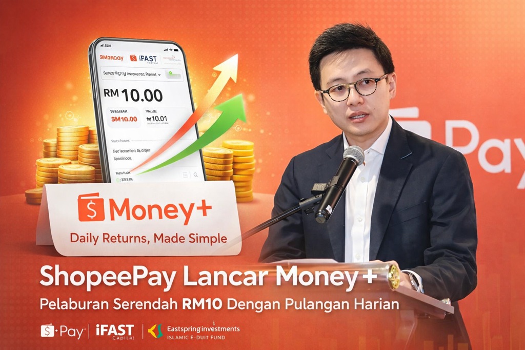ShopeePay Lancar Money+, Pelaburan Serendah RM10 Dengan Pulangan Harian